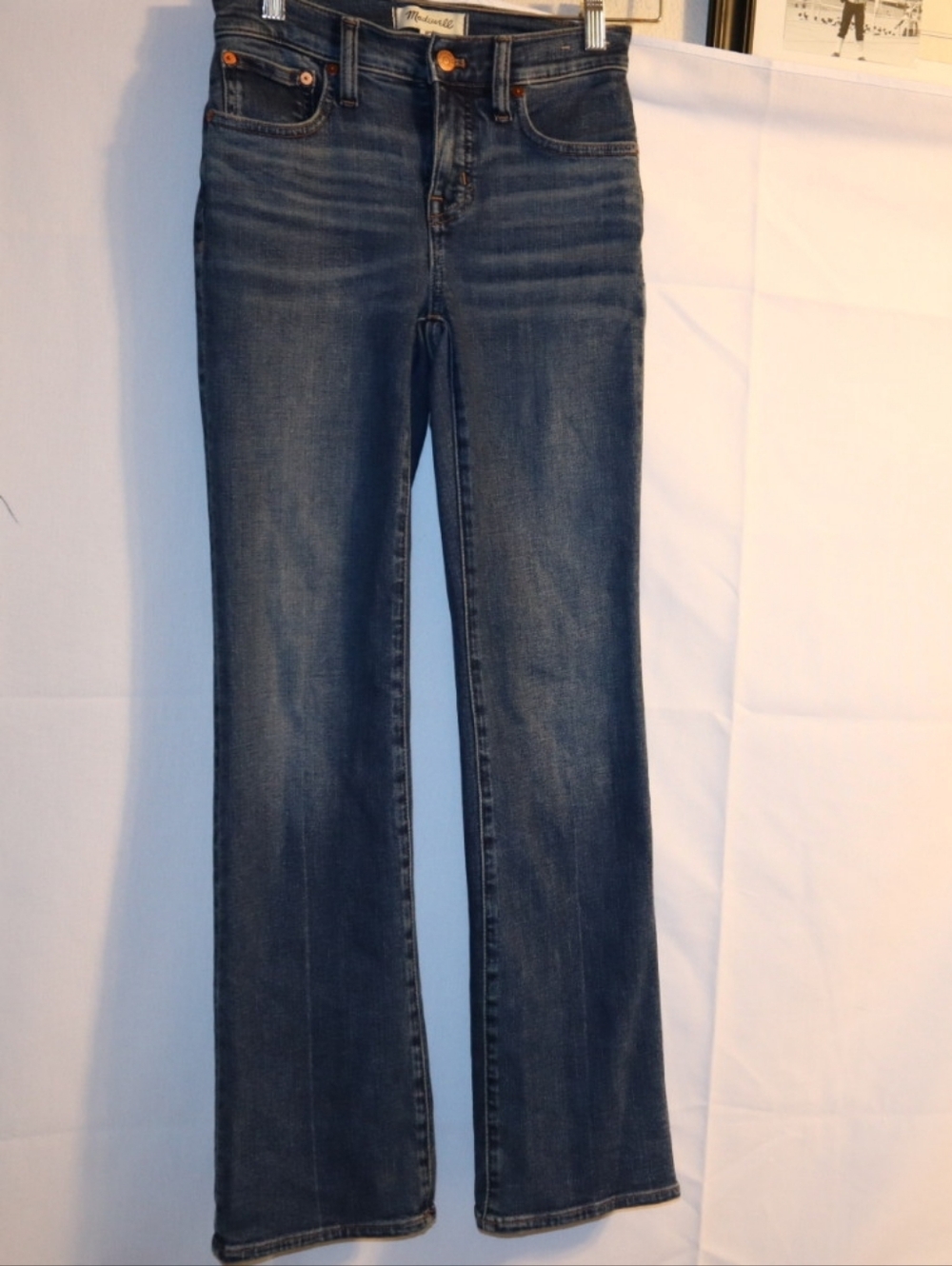 Madewell Petite Kick Out Full-Length Jeans in Devito Wash Size 23 Petite - Picture 6 of 15